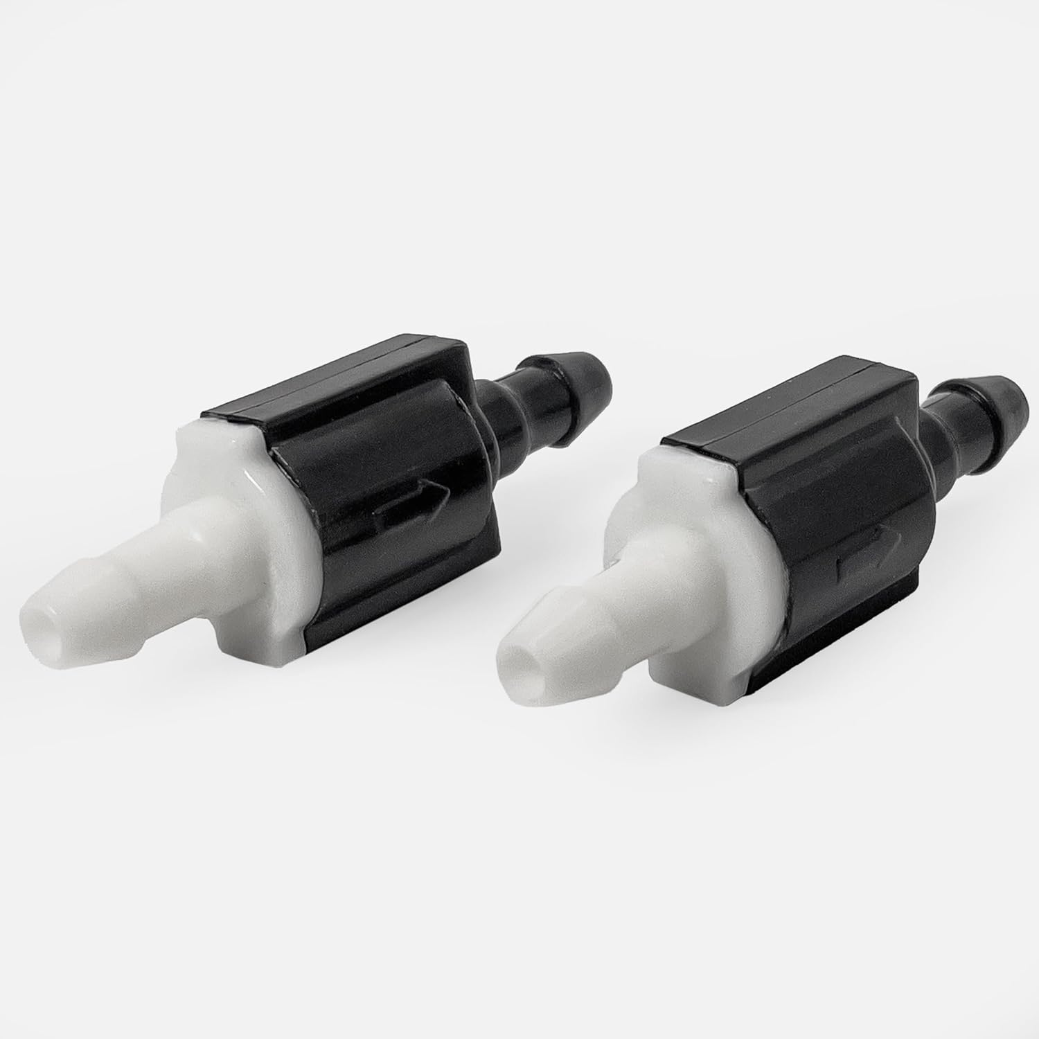 Universal 2 Piece Check Valve Front Windshield Washer Nozzle Fits Toyota Lexus Nissan etc. - Windshield Wiper Nozzle Check Valve Replacement Parts & Repair Kit 85321-26020
