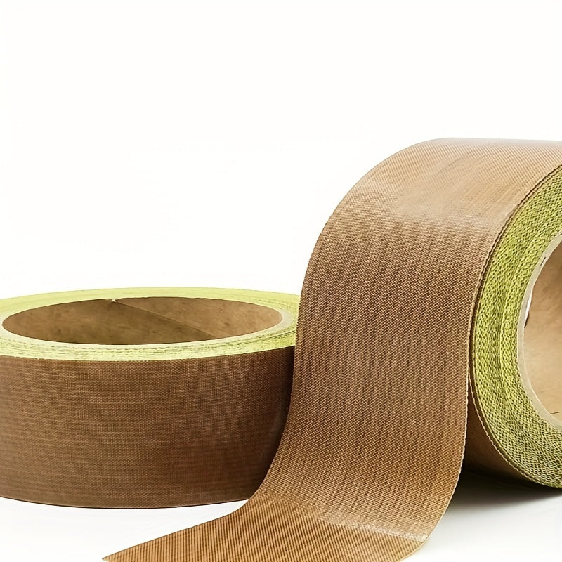 通用特氟龙 PTFE 玻璃纤维粘合剂厚度 0.127mm 温度 -73° 至 300° ，耐热封口机胶带（H.60mm L.10mt）