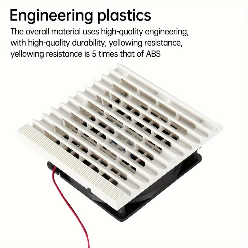 RV Silent One-Way Ventilation Fan, 2.4W 12V, White, Suitable for RV and Camper Van, Battery Not Included