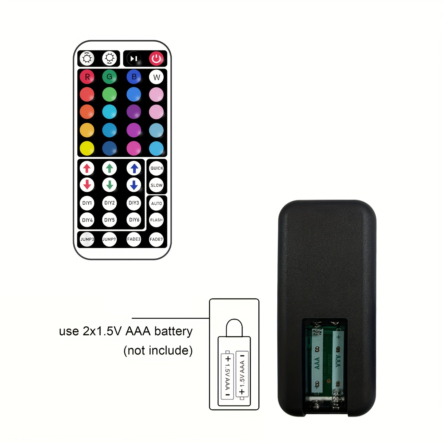 NBBUFF 加长版 LED 灯带，智能房间装饰 RGB 灯条，通过 App 和遥控器控制，带定时、音乐同步、多种场景和 1600 万色，适用于卧室、客厅天花板、万圣节、派对、节日礼物