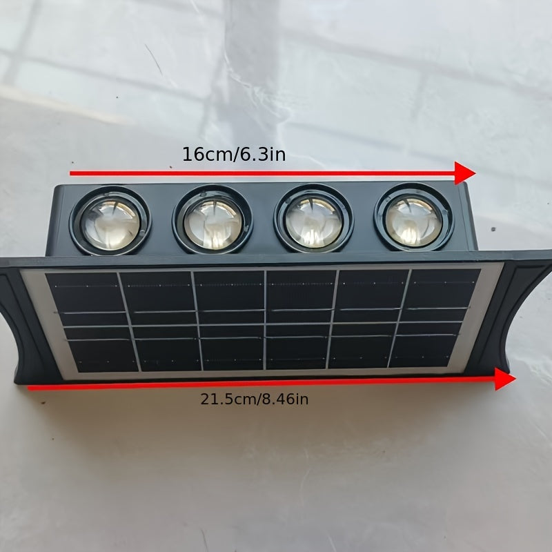 10-Head New Solar Atmosphere Wall Light, Outdoor Decorative Garden Courtyard Wall Light, Waterproof Wall Light, Outdoor Wall Washer Light