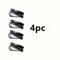 4-Pack Universal Multifunctional Car Sun Visor Clip Set, ABS Material Eyeglass Holder & Card Storage Case, for Sun Visor Organization - Perfect for Car & Home Use!