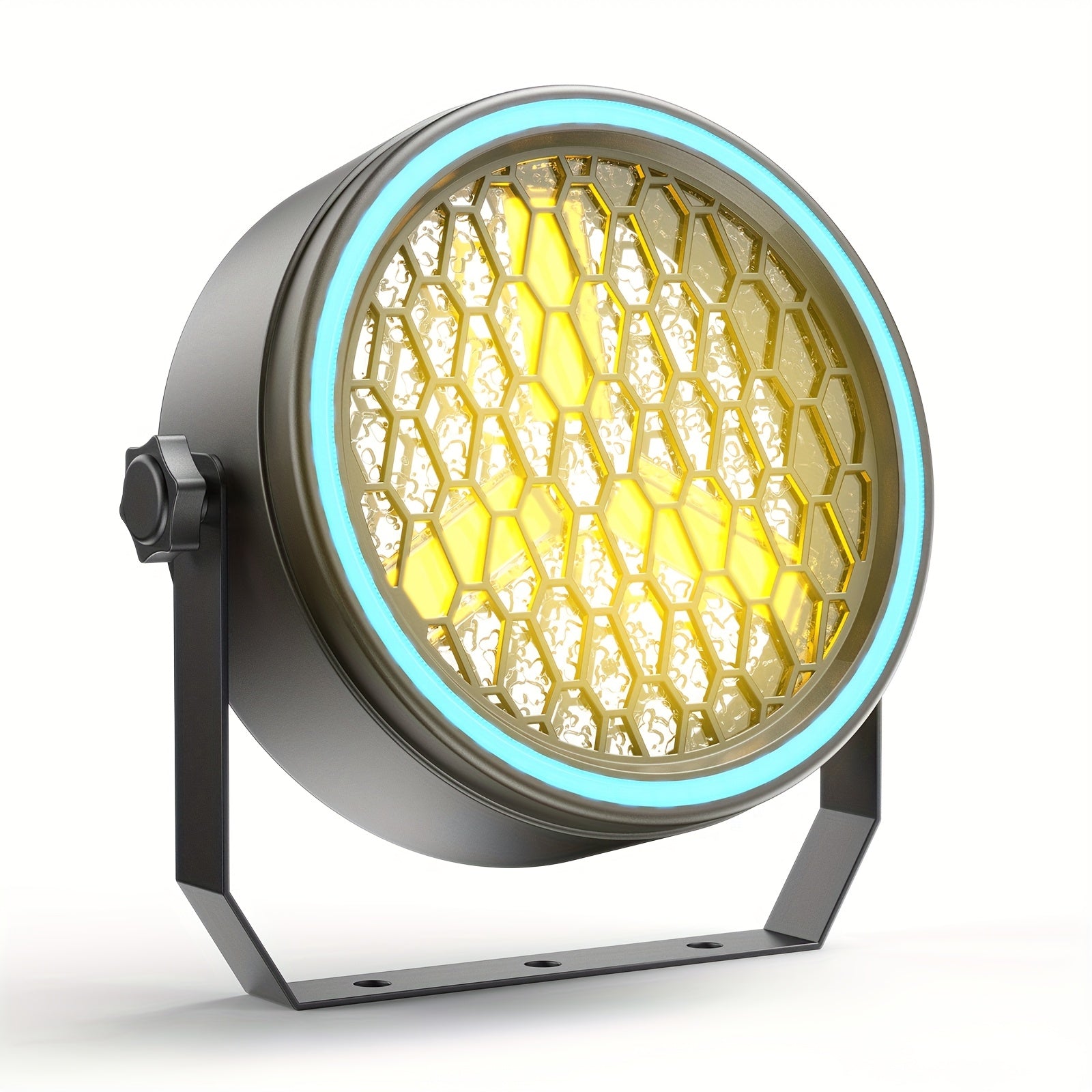 180W stage par light COB stage spotlight, backlight gold ultra-bright LED par light with light strip, DMX512 control, sound-activated retro upward lighting, suitable for events, clubs, weddings, theaters, churches, dance lighting