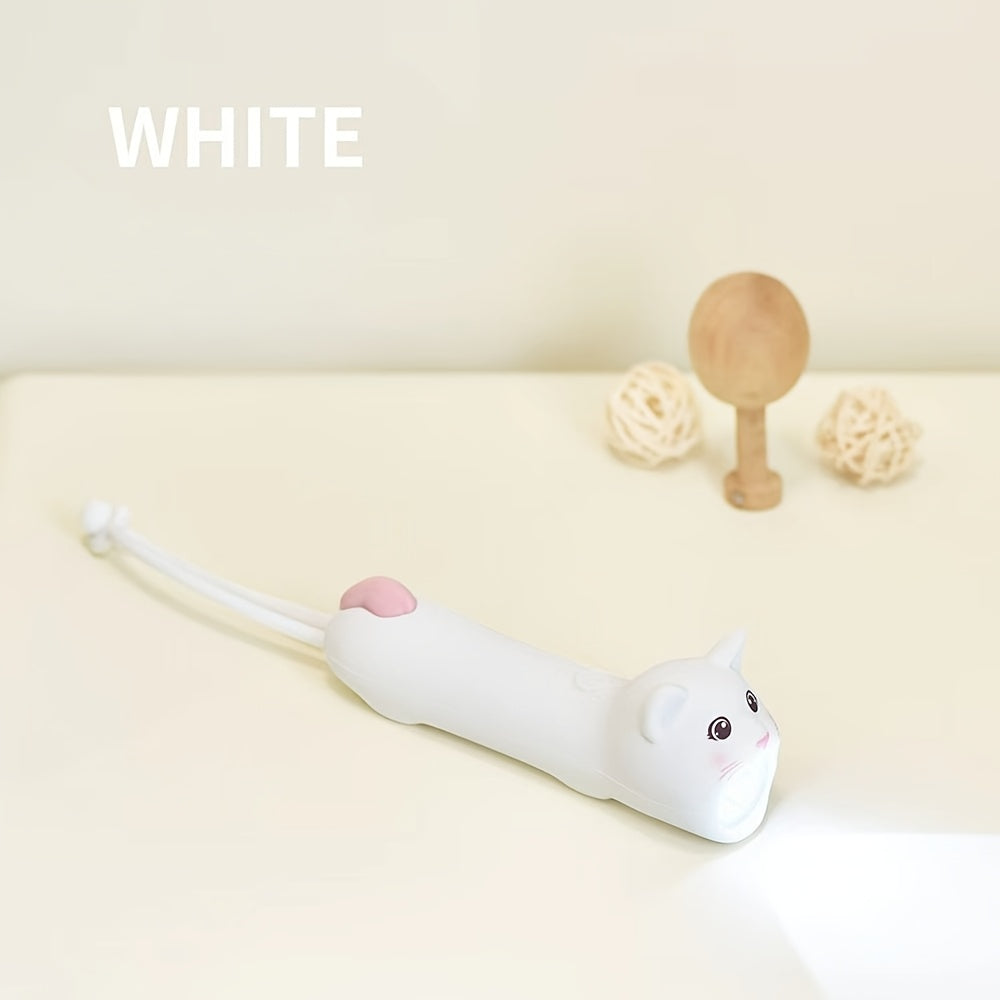 Cute Animal Shaped Flashlight Soft Touch Portable Night Light Ideal Bedside Lamp Gift for Camping Emergency Home Use