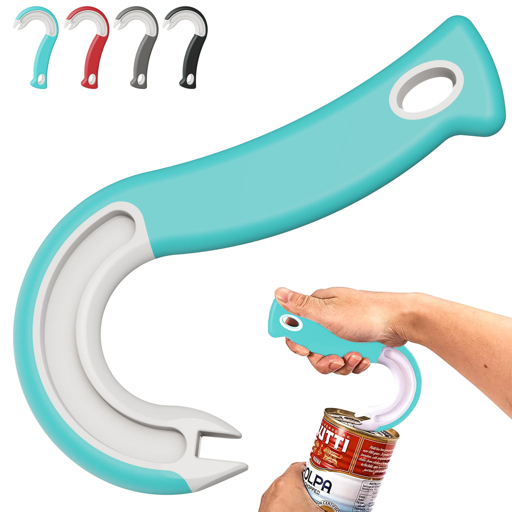 New Easy-Grip Can Opener – Durable Plastic Material, Perfect for Home & Restaurant Use, Great for Christmas Parties