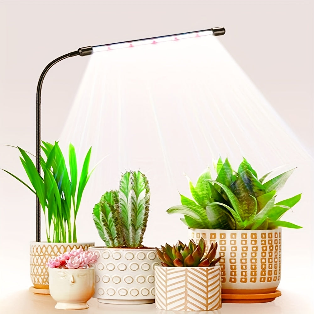 LED Plant Grow Light, USB Mini Full Spectrum Plant Light, 6000K Horticulture Grow Lamp with Control, Perfect for Indoor Plant Cultivation and Flowering