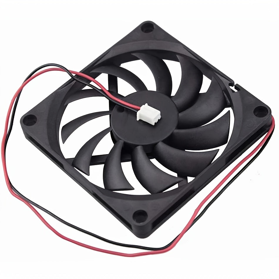 80mm Black Cooling Fan DC 5V 12V 24V 80mm×80mm×10mm 8010 DC Cooling Fan