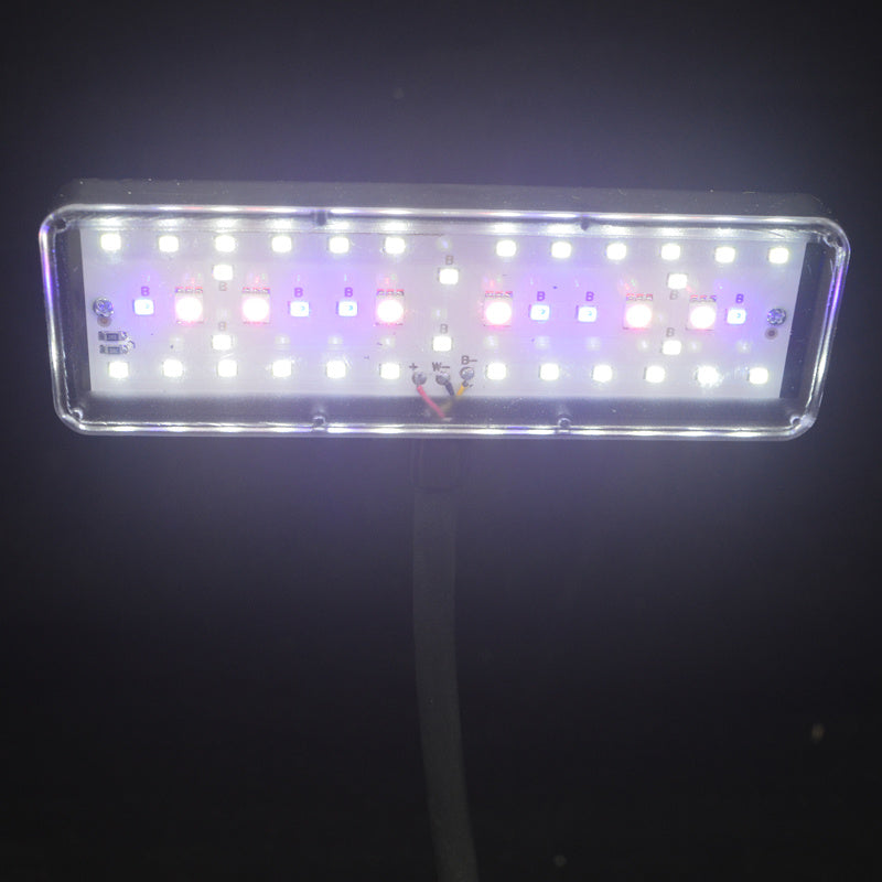 USB Aquarium LED Light, Dimmable Brightness & Timer, 360° Rotatable, Full Spectrum Aquatic Plant Grow Light