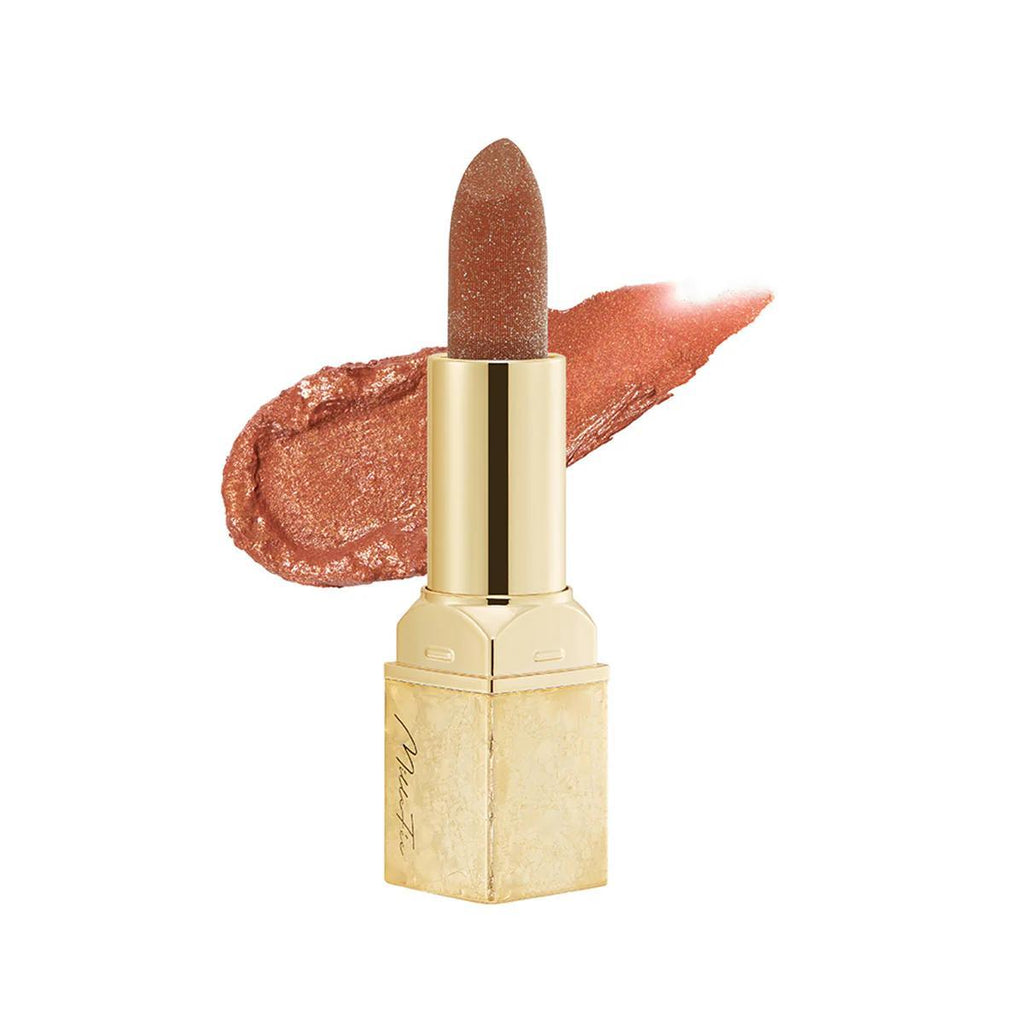 Millefée 仙女红唇膏 – 化妆唇膏，闪耀镀金银粉粉色微光唇膏，保湿亮泽唇膏，轻薄不油腻持久唇妆，哑光唇膏，彩色唇膏，唇膏礼物，持久唇膏