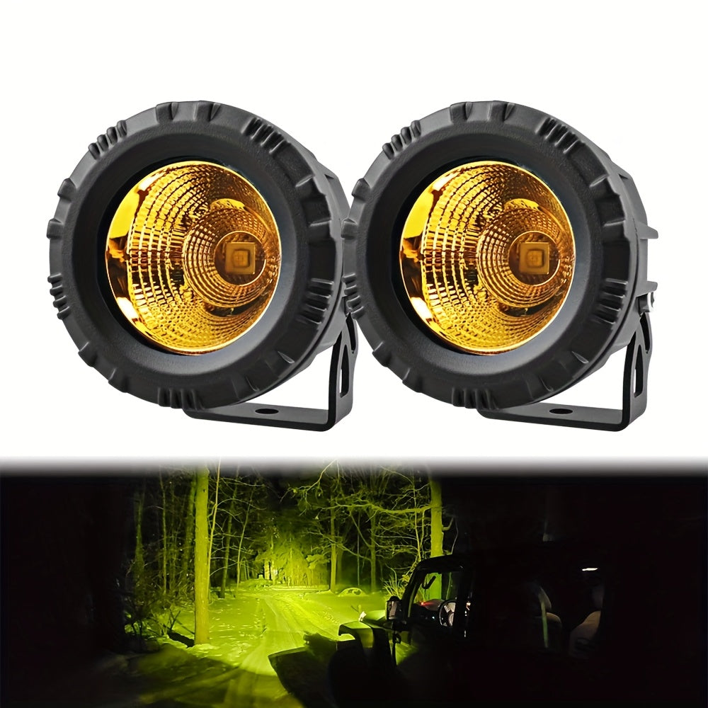 3.5-inch motorcycle LED headlight off-road fog light locomotive sports car truck driving light yellow