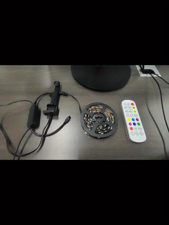 【升级版】Rgbic LED灯带，灯绳，电视LED背光灯，带AR传感器，同步35-80英寸电视，16.4英尺电视背光灯带，24键遥控器+按钮控制，实时同步，99+家居装饰场景模式