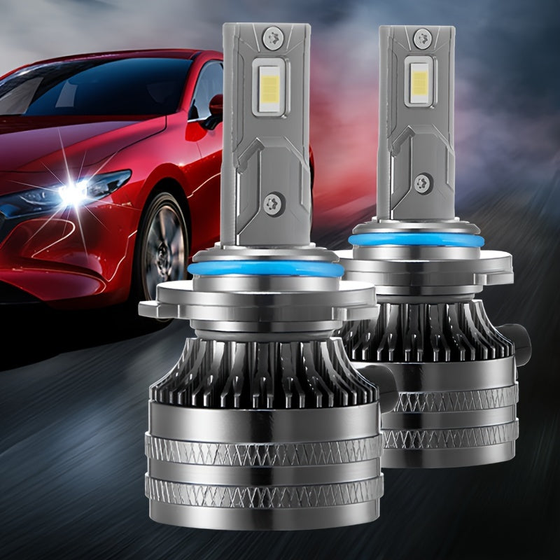 2Pcs H1 LED H7 H4 LED H11 HB3 9005 HB4 9006 9012 HIR2 Bulbs Car Headlights 30000 Lumens 350W Auto Front Light 12V 6500K
