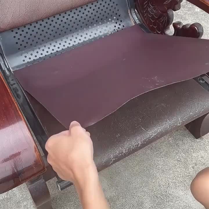 自粘皮革修复贴膜套装 耐用PU材质尼龙底衬 家具沙发汽车电动车座椅 轻松粘贴