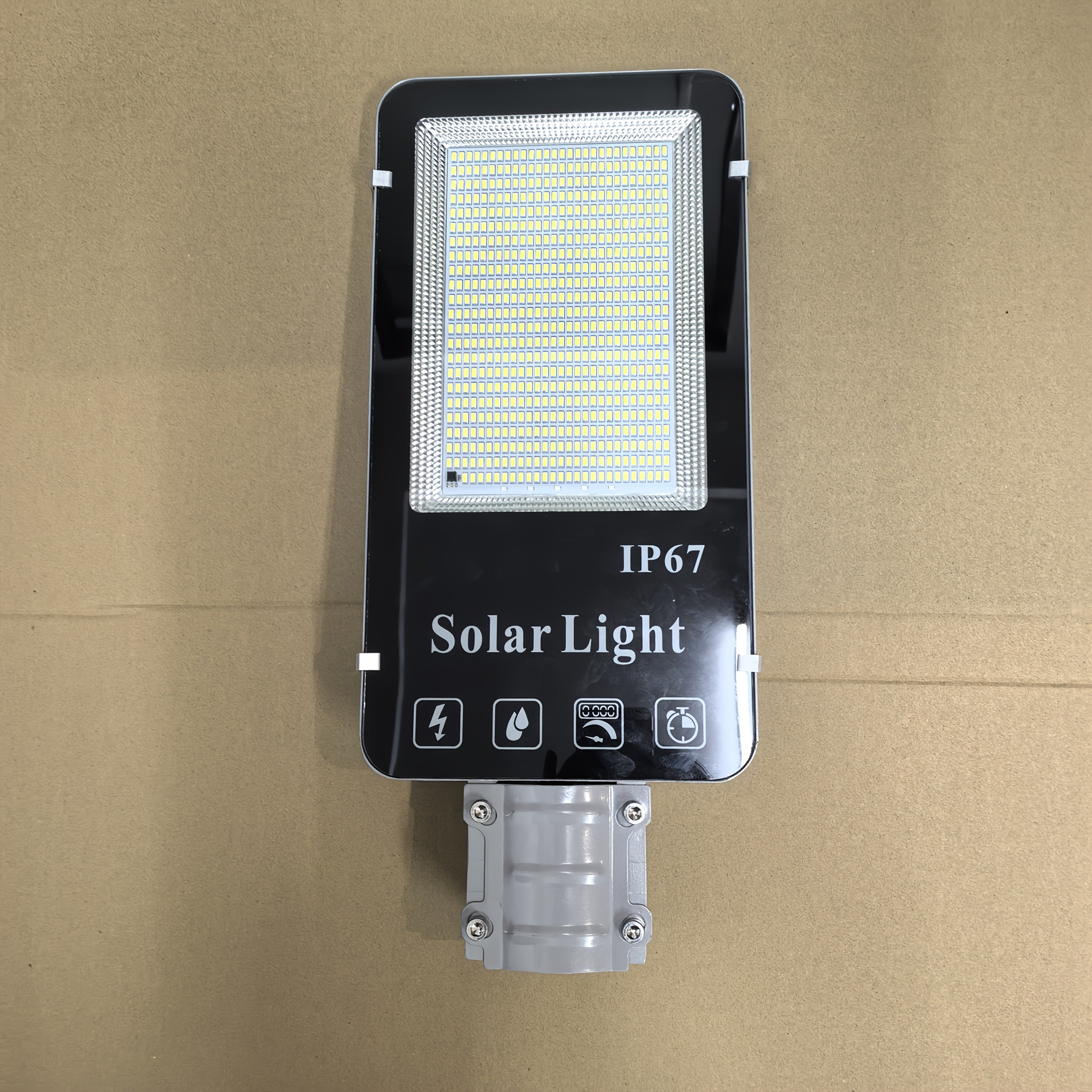300W Solar Outdoor Motion Sensor Floodlight with Remote Control - 100-120m² Coverage Area, 118.11-157.48 inches Height, 365-Day Operation, -40°C High Temperature and 70°C Low Temperature, Solar Powered Street Light