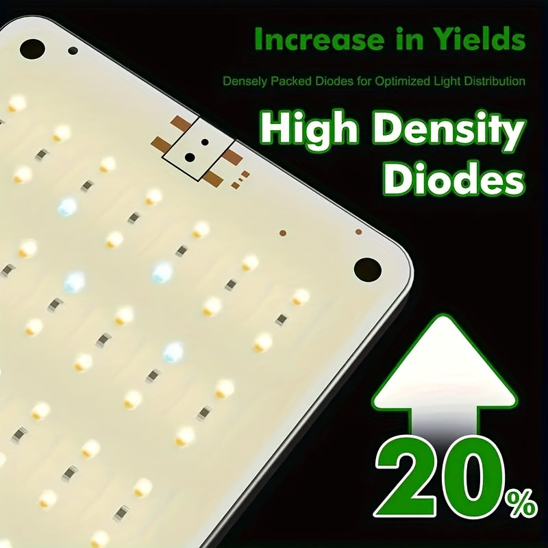 4-Pack Ultra-Thin LED Plant Grow Light, Auto On/Off 3/9/12H Timer, 3 Lighting Modes 10 Dimmable Levels, 154 LED Beads for Plant Growth