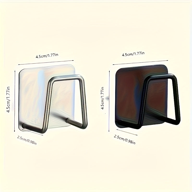 1 or 2 Pieces Heavy-Duty Sink Caddy - With Self-Adhesive Stickers, Sink Organizer Drainer Rack for Home Kitchen & Bathroom, Countertop Space-Saving Storage Rack, Compatible with Integrated Sinks, Essential Home Tool