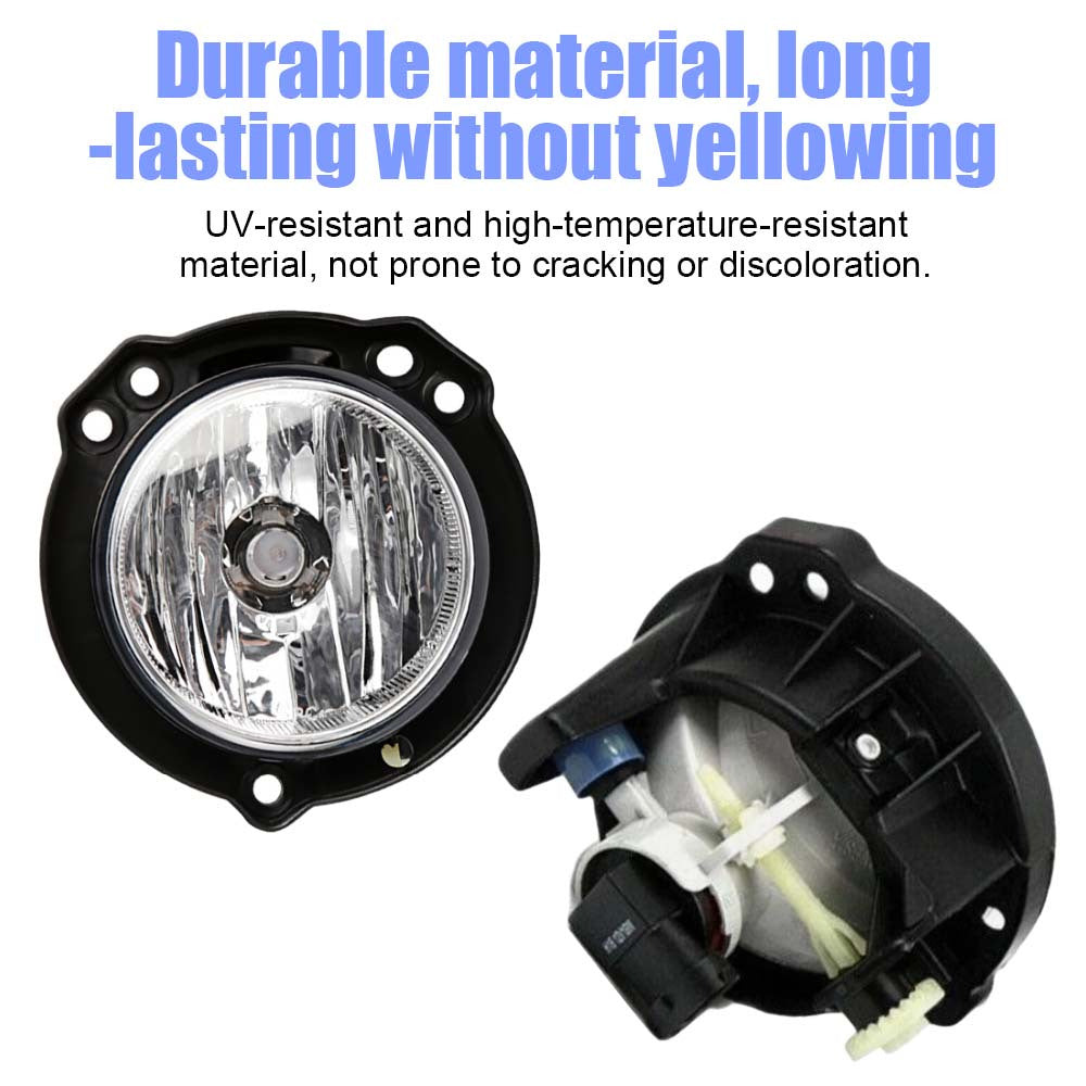 Pair of Left & Right Car Headlights for Toyota Avanza 2012-2015, Clear Headlight Fog Light Replacement, Auto Body Parts