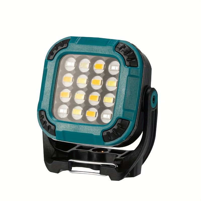 1PC Rechargeable EDC Flashlight, Ultra-Portable Mini COB Work Light with Magnetic Base, 18 Modes Handheld Lamp, 4 Available Models, 360° Rotatable, Pocket & Keychain Size for Outdoor Lighting, Camping, Car Repair, Emergency, Fishing