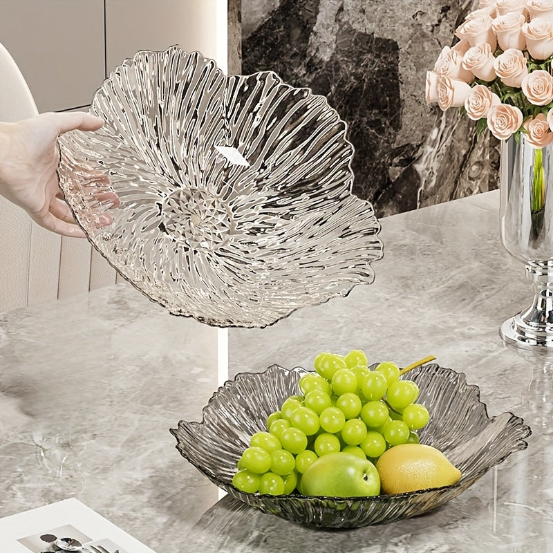 Petal Fruit Bowl & Vegetable Salad Plate, Nordic Style Creative Salad Platter for Home, Perfect for Kitchen, Restaurant, Party Events