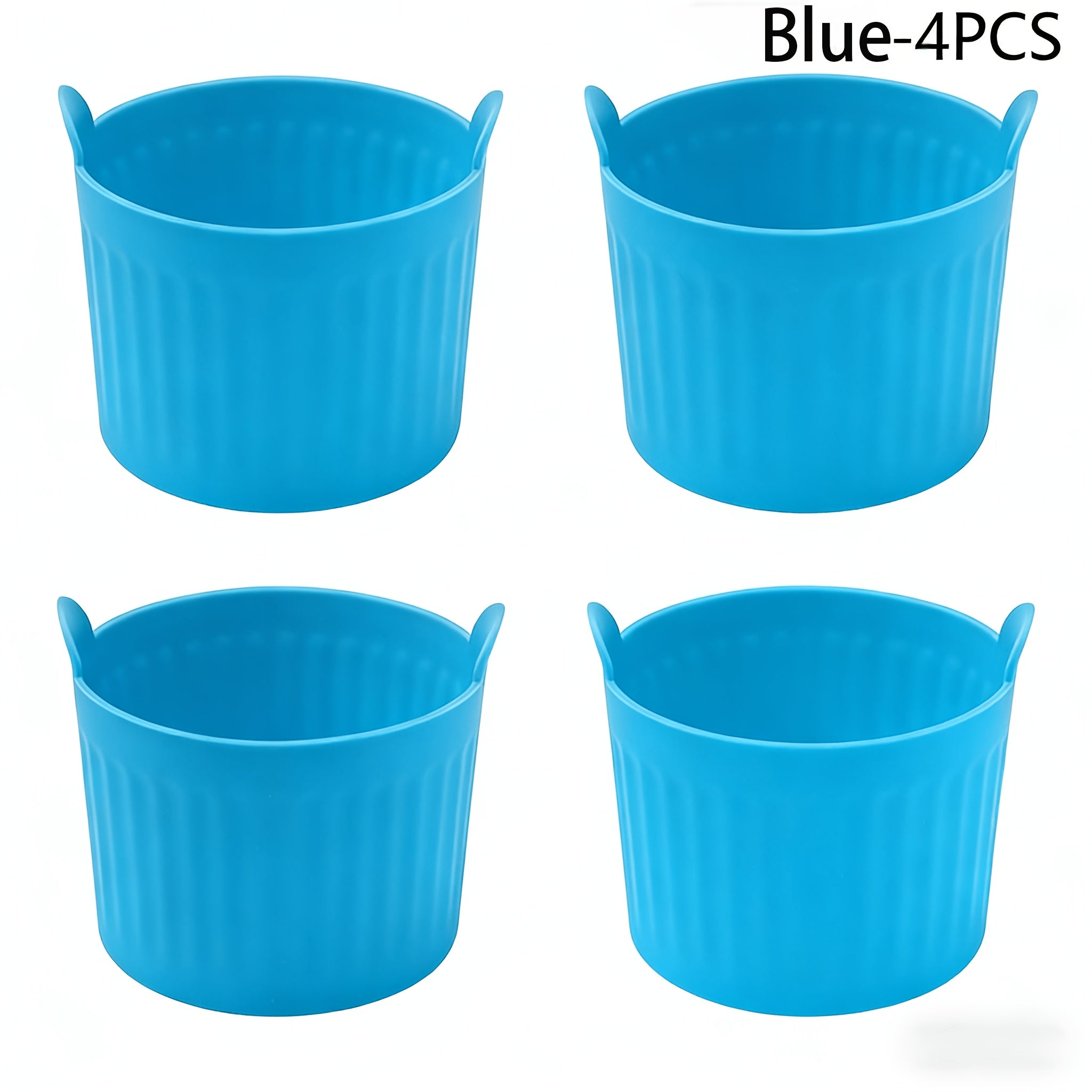 Air Fryer & Steamer Non-stick Baking Molds, Easy Release for Egg & Cupcake, Reusable & Dishwasher Safe, Ideal for Muffins, Puddings and Healthy Meals/