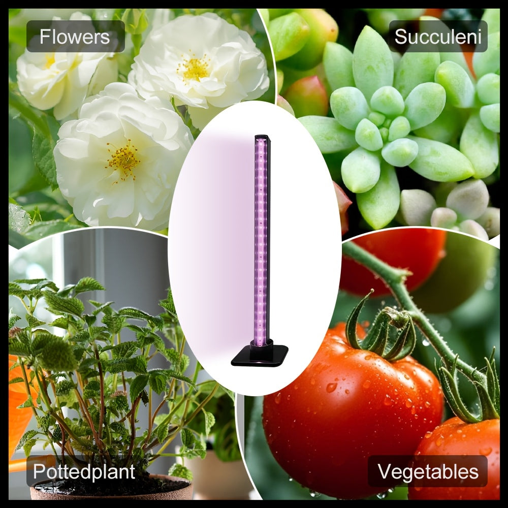 Desktop Full Spectrum Plant Grow Light, Aluminum Alloy Housing, USB Powered, Indoor Supplemental Grow Lamp for Succulents, Small Plants & Desktop Potted Plants