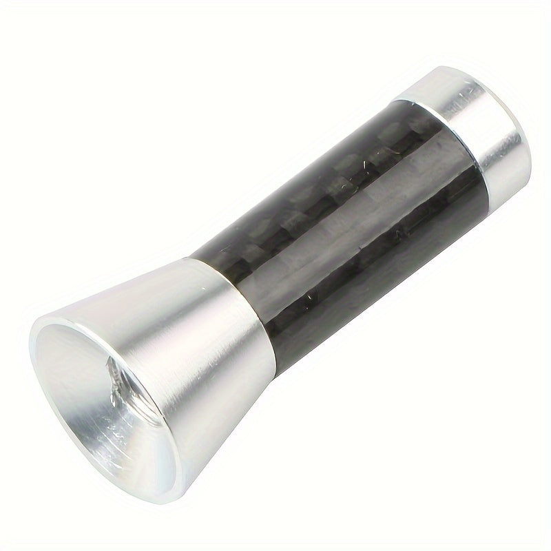 3.5cm/1.38in Car Mini Short Antenna Carbon Fiber Antenna Short Radio Metal Receiving Antenna Antenna Accessory