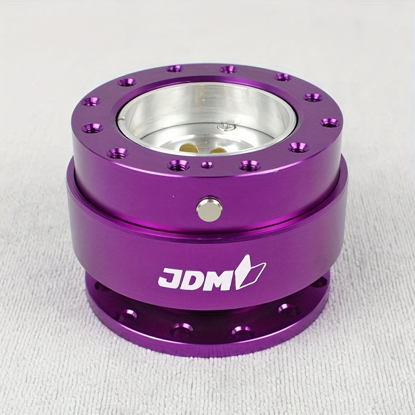 6×4 Ball Bearing Steering Wheel Quick Release JDM Snap-On Car Tuning Quick Release Steering Wheel Adapter Boss Kit Hub with Button