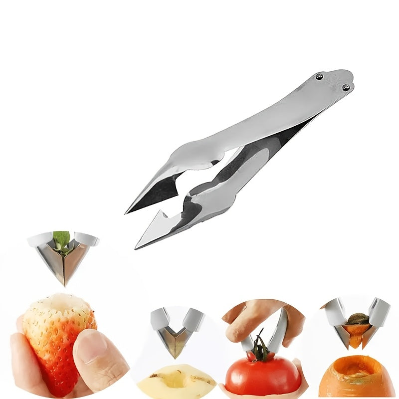 Stainless Steel Pineapple Corer – Multifunctional Fruit & Strawberry Corer, Kitchen Tool for Easy Peeling & Slicing, Pineapple Corer & Slicer
