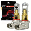 S&D 2-Pack High/Low Beam 150W H4 H7 LED Car Lens Headlight Bulbs, 60000LM H11 9005 HB3 9006 HB4 Car Lens Lights, Turbo LED Lights, Super Bright Car Headlights, Plug-and-Play, 12V, with Canbus Interface