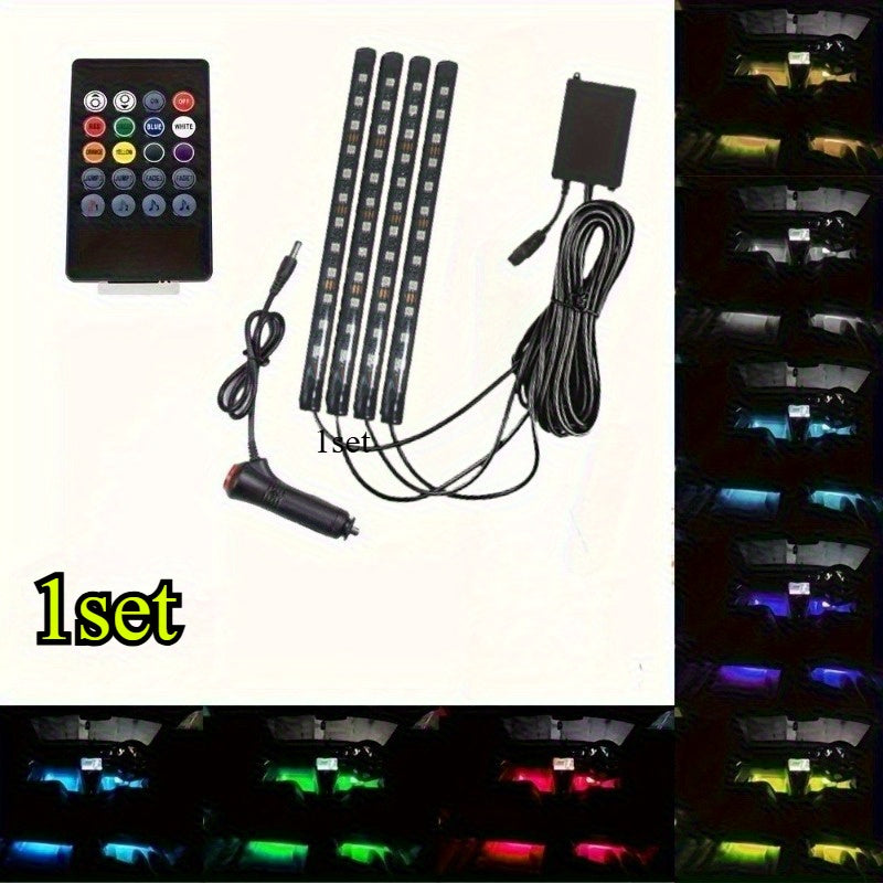 Remote control LED neon light strip, dynamic color-changing flexible tube light, home party decorative ambiance light