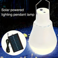 IP44 solar LED bulb, with 3 modes, long-lasting durability, portable emergency flashlight, lantern, fishing light, chicken coop light - wall-mounted / handheld
