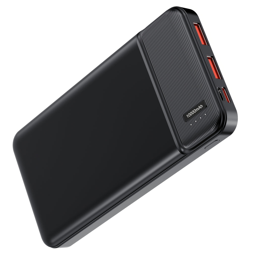 10000mAh High-Speed Power Bank, Portable Charger USB-C PD Charging, Compact Battery Pack For Tablets, Smartphones, And More USB Devices.