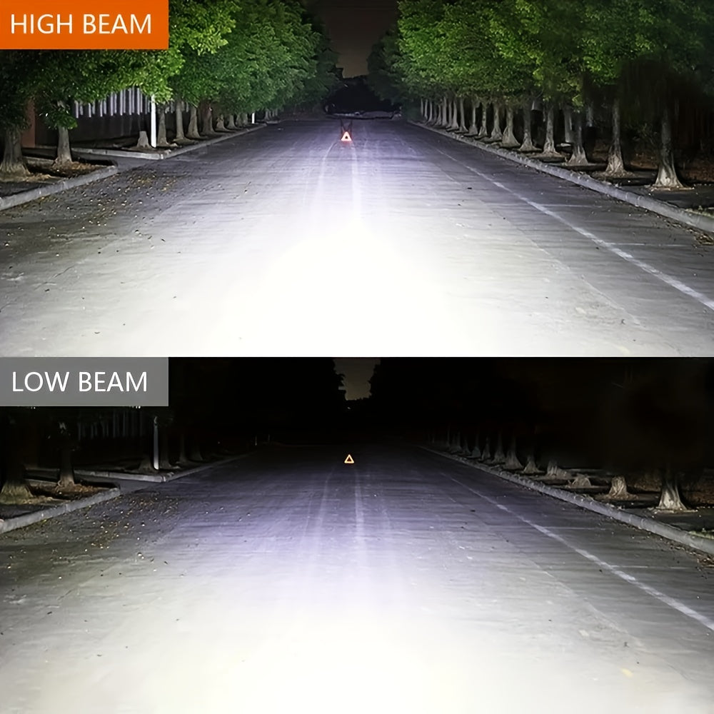 7X6 LED Headlight for Cars, 7-Inch Square Design, 6000K Brightness, Suitable for Daytime Use, High/Low Beam Selectable, Compatible with 4X4 Cherokee XJ and SUVs, 12V or 24V Power Supply
