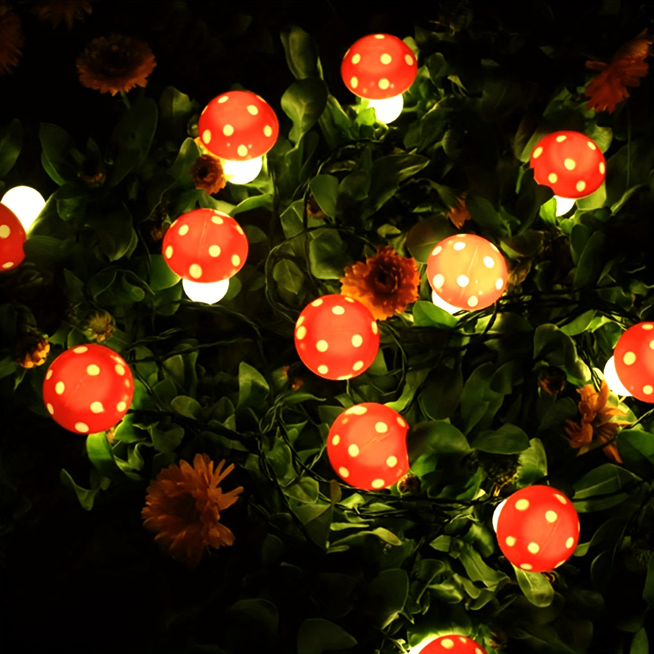 8/12/20 Pack Solar Mushroom Light Outdoor Ground Insert Post Light Garden Courtyard Patio Lawn Walkway Decorative Light Festival Gift Light, with 8 Lighting Modes, Perfect for Garden, Patio, Walkway and Lawn