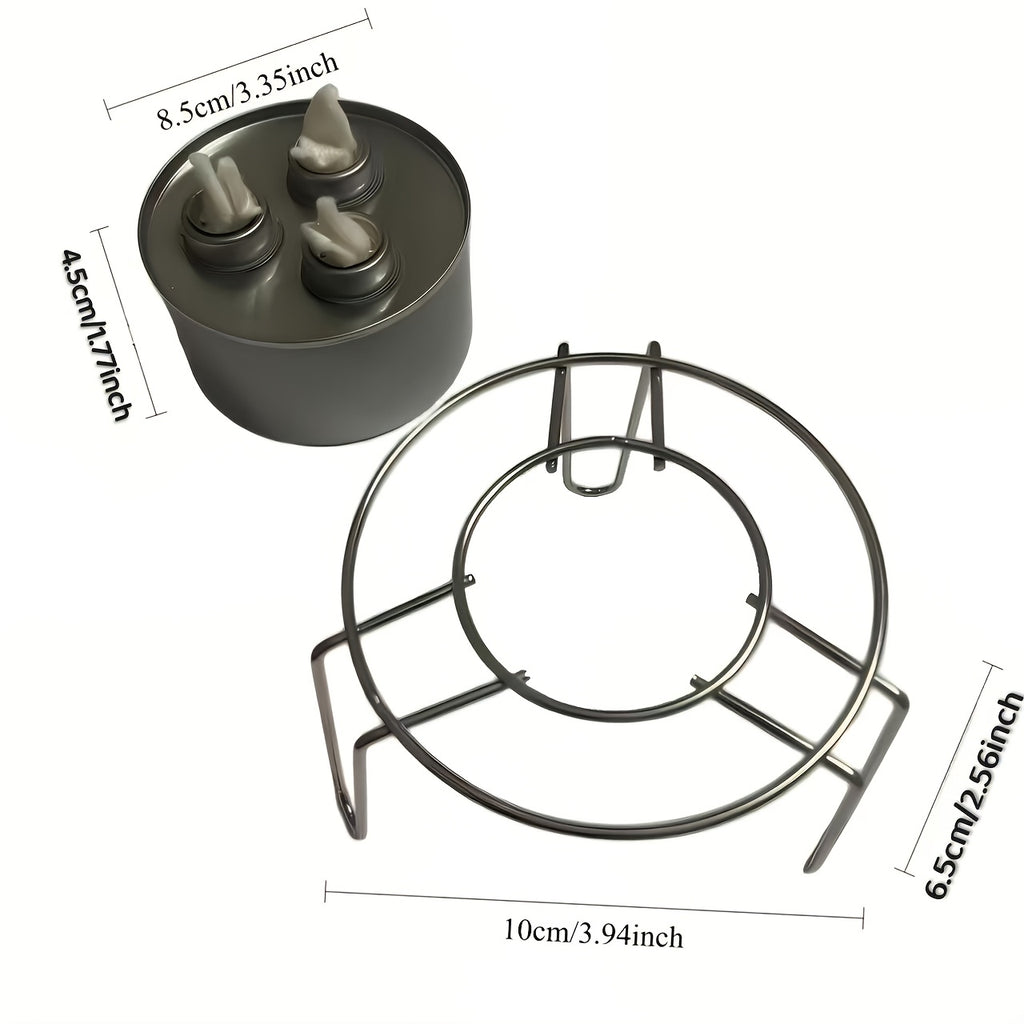 Outdoor Portable Stove 2-Piece Set, Does Not Include Liquid Fuel, For Cooking Only, Not for Food Contact, Lightweight Burner & Bracket Combo, Ideal for Camping, Hiking, Road Trips & Outdoor Travel with Family & Friends
