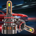 2-Pack H11 LED Headlights for Vehicles, Providing 60000 Lumens Brightness, Compatible with H1, H4, H7 and H11. Features Dual Copper Tube Heat Dissipation, 380W High Power, High/Low Beam Options, 1000% Brighter than Standard Lights