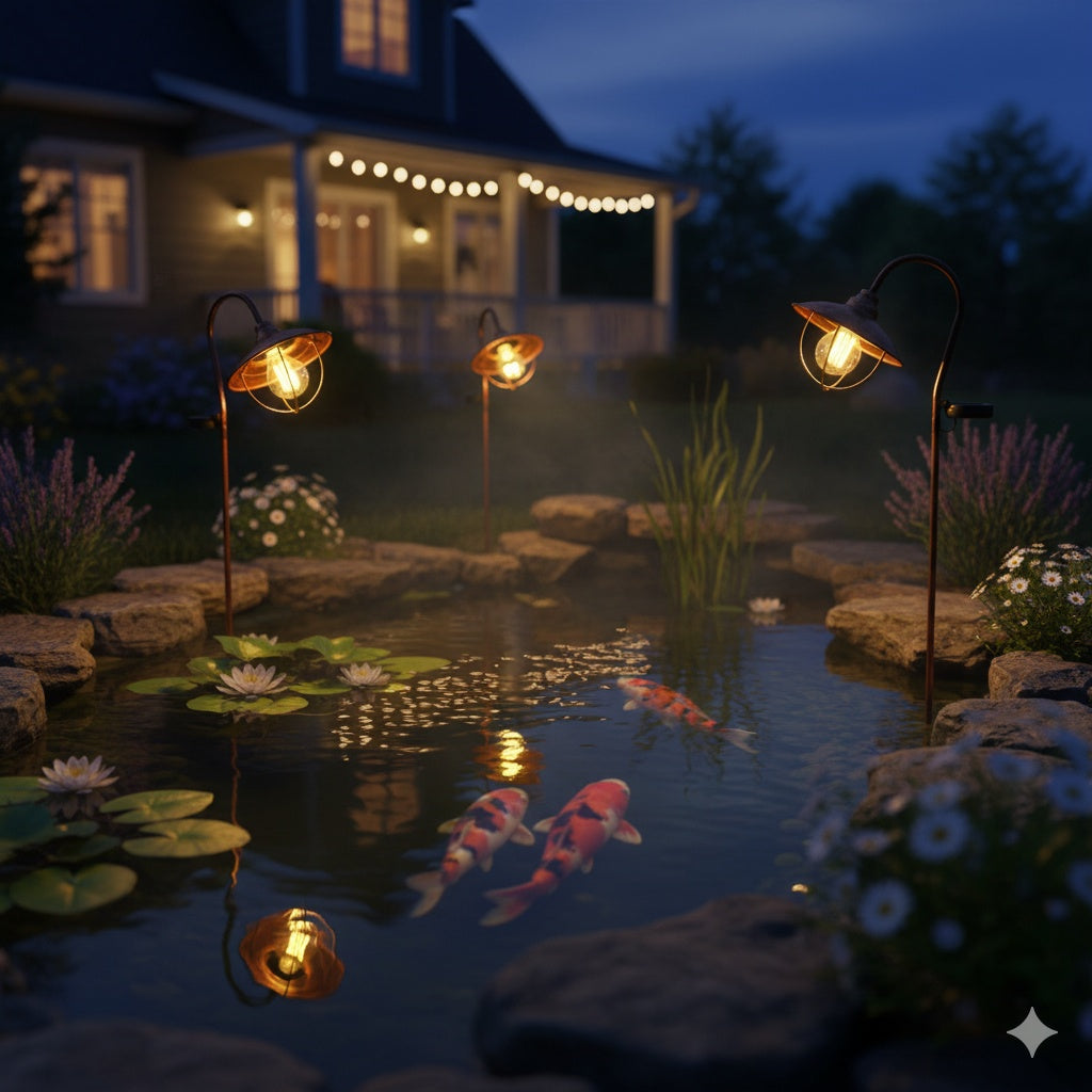 1-Piece Vintage Elbow Ground Insert Light, Courtyard Lawn Gardening Outdoor Lighting, Outdoor Courtyard Garden, Christmas, European Vintage Courtyard Light Garden Decoration
