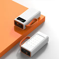 60000mAh Two-way Fast Charging Power Bank with LED Neon Flashlight, Large Capacity Portable Bidirectional Mobile Power Source External Tito C Compatible with Smart Phones, for iPhone 17Pro Max/ 16/ 15/ 14/ 13/ 12/ 11 Etc., for Samsung Most Smart