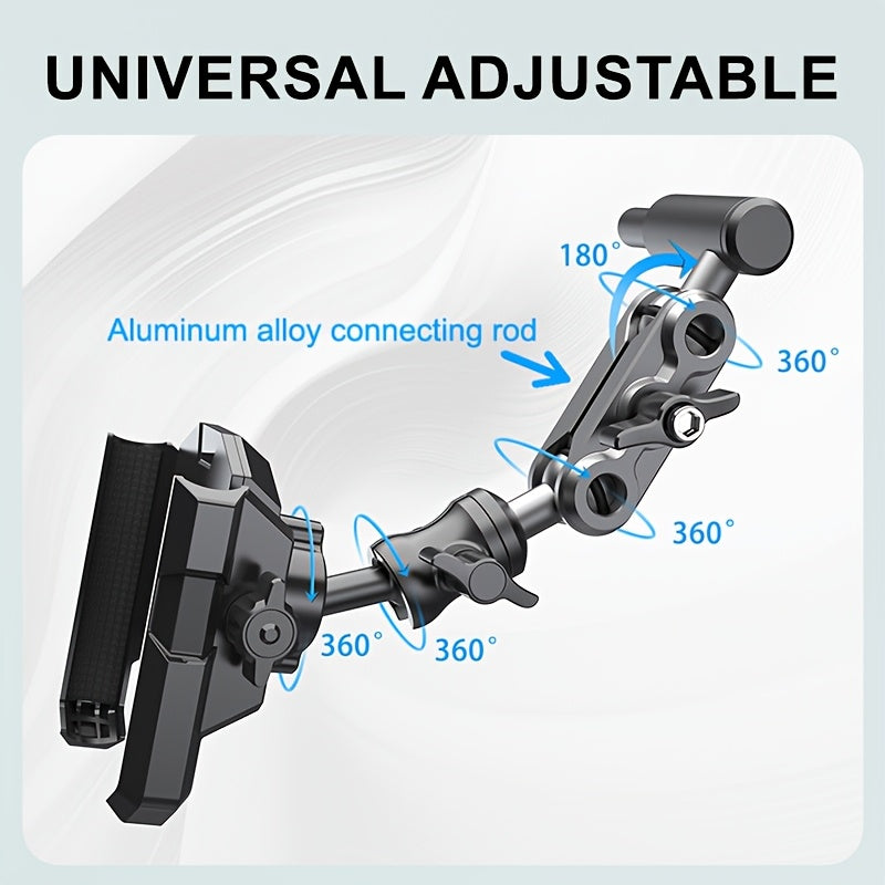 New Off-Road Vehicle Phone Holder, Universal Off-Road A-Pillar Handlebar Armrest Phone Holder, Truck A-Pillar Phone Holder, Car Aluminum Alloy Support Rod Phone Mount
