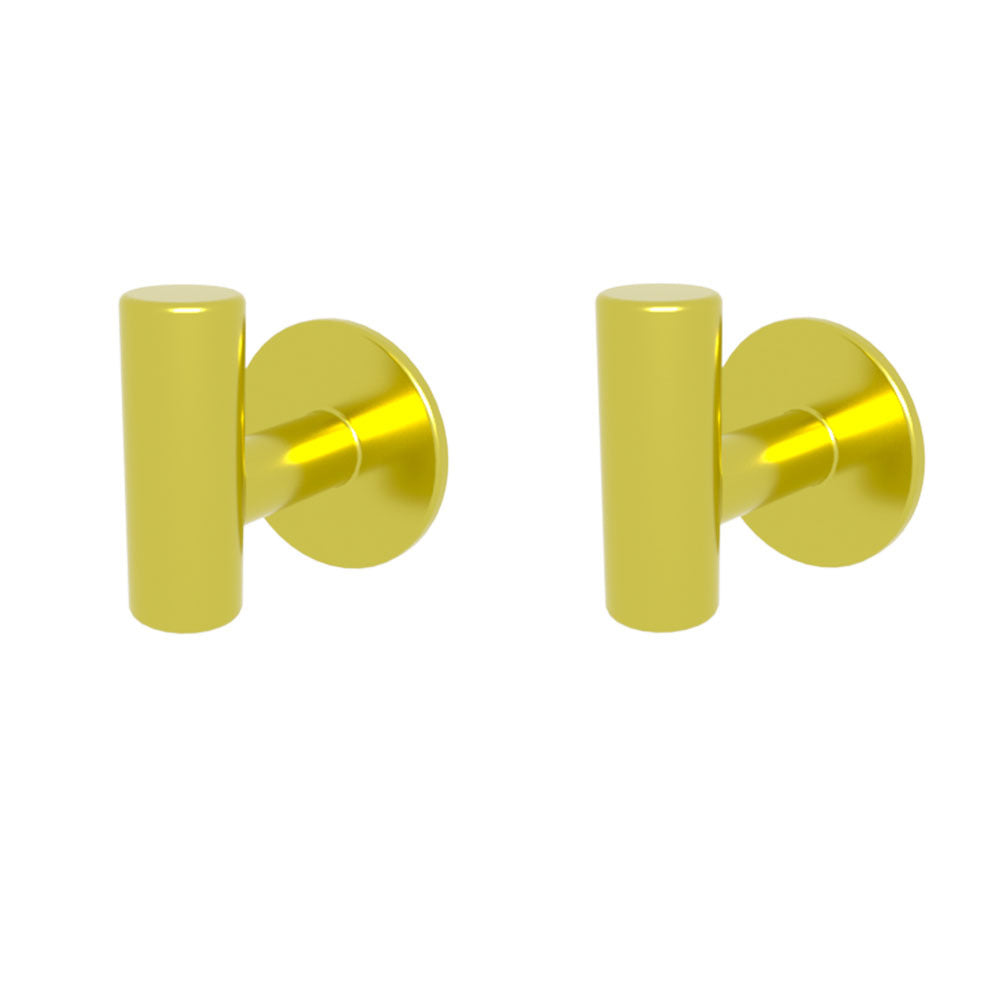 1/2/4-Pack Plastic Adhesive Hooks - No-Drill Self-Adhesive Sticky Hooks for Bathroom, Hats & Closet Storage, Wall Mount, Silver/Black/Gold