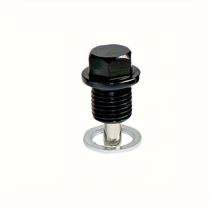 1-Piece Magnetic Oil Drain Plug Removal Tool, Made of Aluminum Alloy, Includes Repair Kit for Oil Drain Screw and Nut, Compatible with Most Ford, Hyundai, Kia, Accord, Pilot, and Odyssey Models