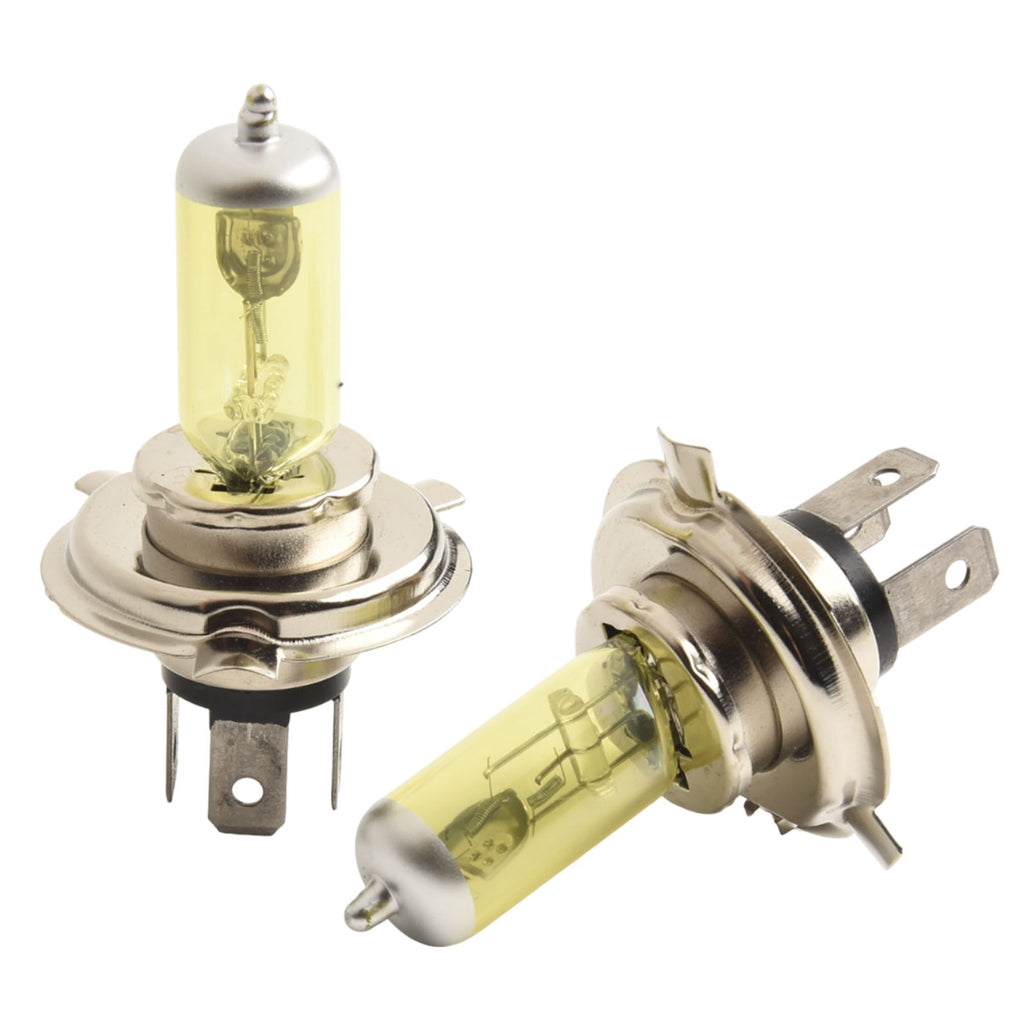 2-Pack H4 55W 5000K Xenon Car Headlight Bulbs, with Aluminum Alloy Base, 12V DC
