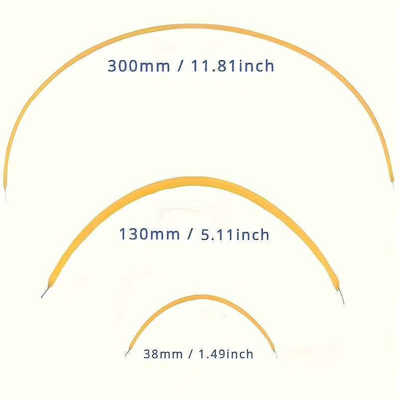 6条柔性LED灯带 - 暖光、红色、绿色、蓝色、粉色 | 38mm/130mm/300mm螺旋灯泡，适用于DIY与装饰 | 电池供电（DC3V） | 强光可弯曲，适合厨房/客厅/书桌