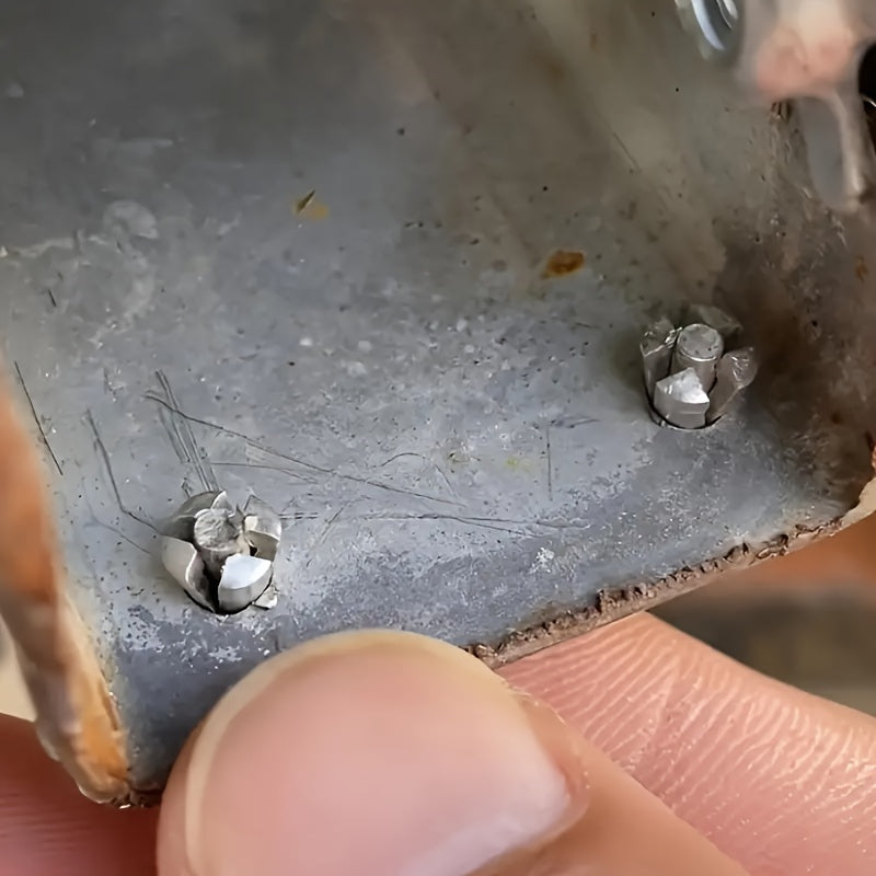 50/100/200PCS Drive Rivets, Knock-in Mushroom Head Self-Plugging Rivets, Hammer Drive Expanding Aluminum Rivets, Dome Head Aluminum Drive Rivets