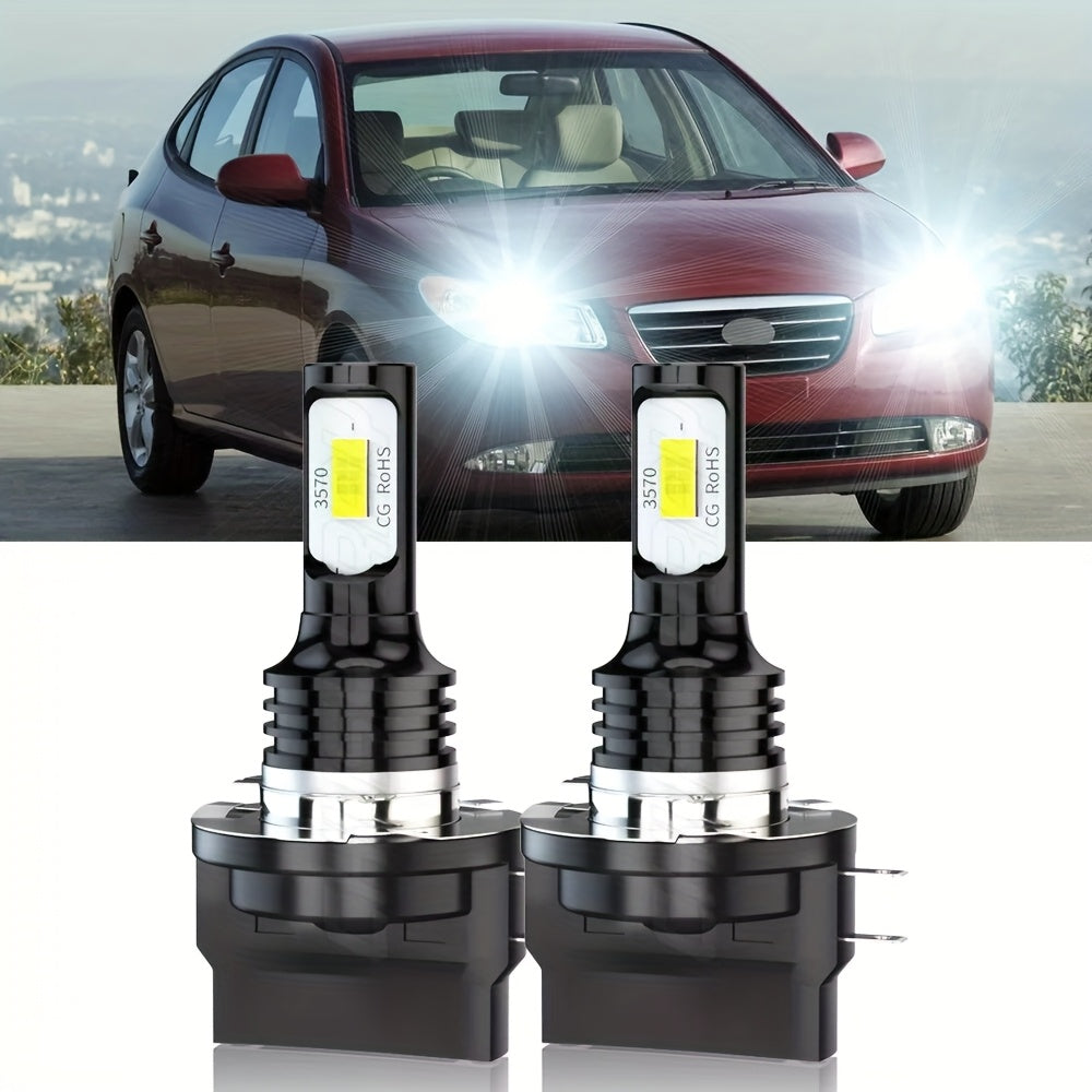 2-Pack 11B LED Headlight Bulbs for Kia Langdong 2007/2008/2009/2010/2011/2012 H11B Low Beam Bulb 6000K White Light