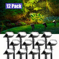 12/2-Piece Solar Outdoor Light Garden IP65 Waterproof 3 Lighting Modes Solar Spotlight Christmas Decoration Outdoor Accent Light Landscape Solar Light Outdoor Courtyard Landscape Lighting Suitable for Garden, Courtyard, Camping