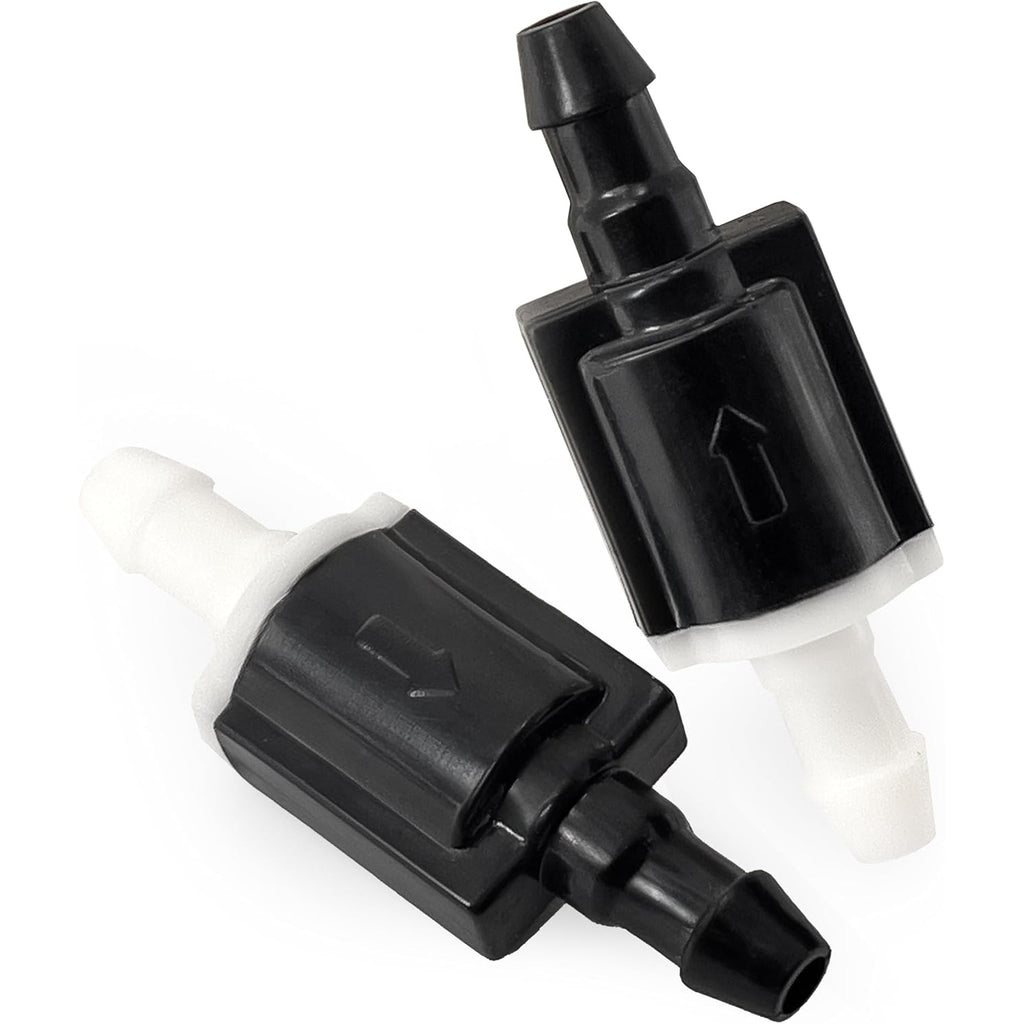 Universal 2pcs Check Valves Front Windshield Washer Nozzles for Toyota Lexus Nissan and Other Brands - Windshield Wiper Jet Check Valves Replacement Accessories & Repair Kit 85321-26020