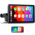 Lamtto Carplay Car Display, 7-Inch Wireless Portable Device, Compatible with Android System, Features GPS Navigation, Screen Mirroring, Voice Control & AUX/FM Functions