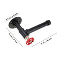 Vintage Style Pipe Tissue Holder - Industrial Style Toilet Paper Holder, Creative Wall Mount for Bathroom