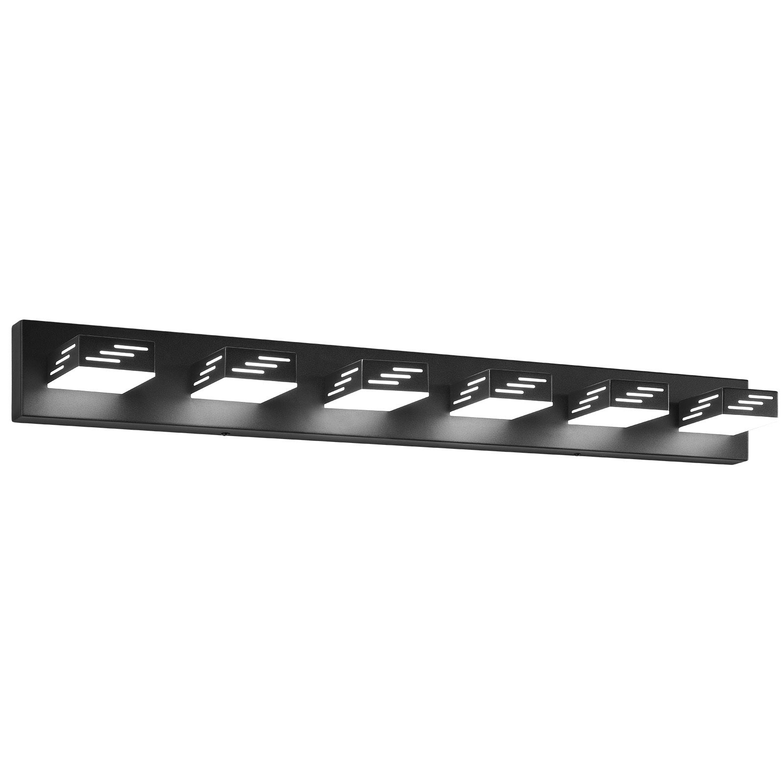 VEVOR 3/4/5/6-Light LED Modern Bathroom Wall Lamp 19.69/25.6/33.5/40.2-Inch Wall Light